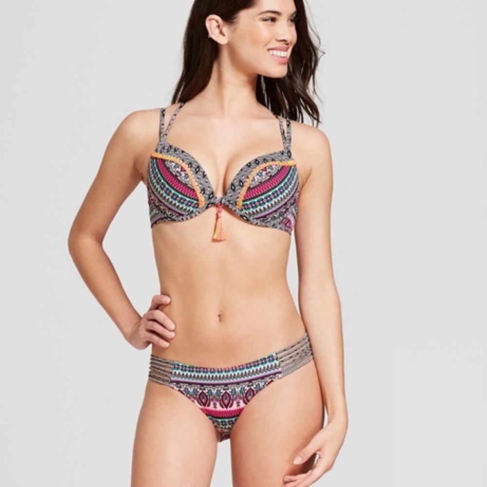 Colorful Patterned Bikini Set - Picture 14 of 14